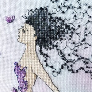 Lilac Spirit Cross Stitch Chart image 3