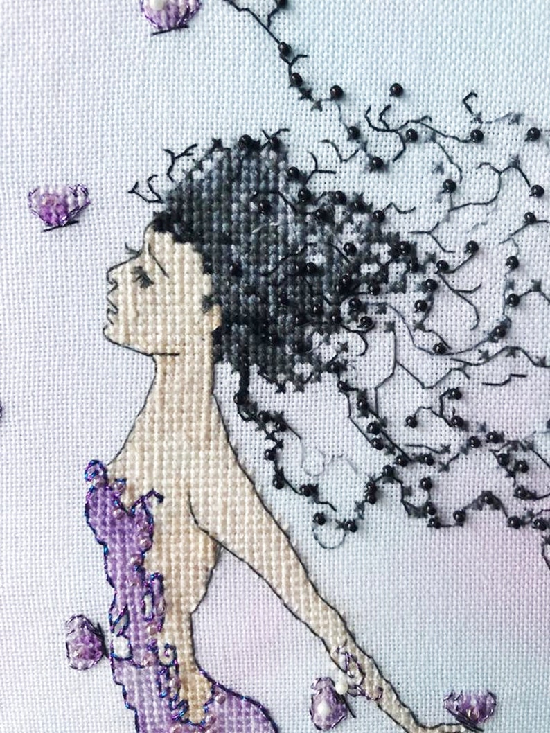 Lilac Spirit Cross Stitch Chart image 3