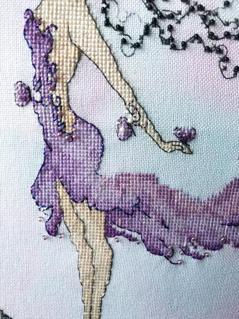 Lilac Spirit Cross Stitch Chart image 4