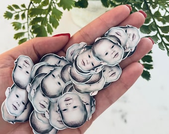 Personalized Face Confetti: Custom Party Decor