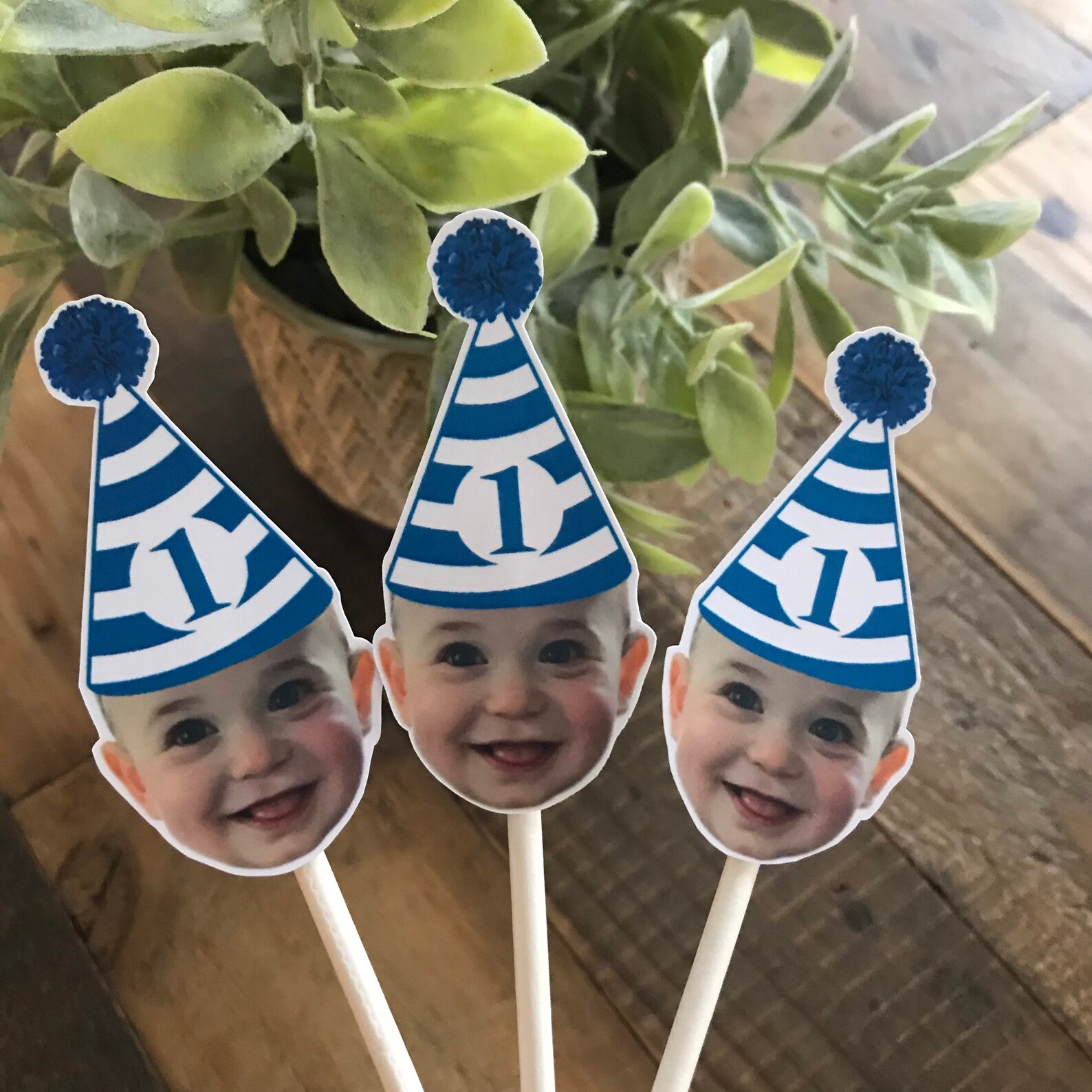 Custom Face Cupcake Toppers Dessert Toppers Photo Cupcake Etsy