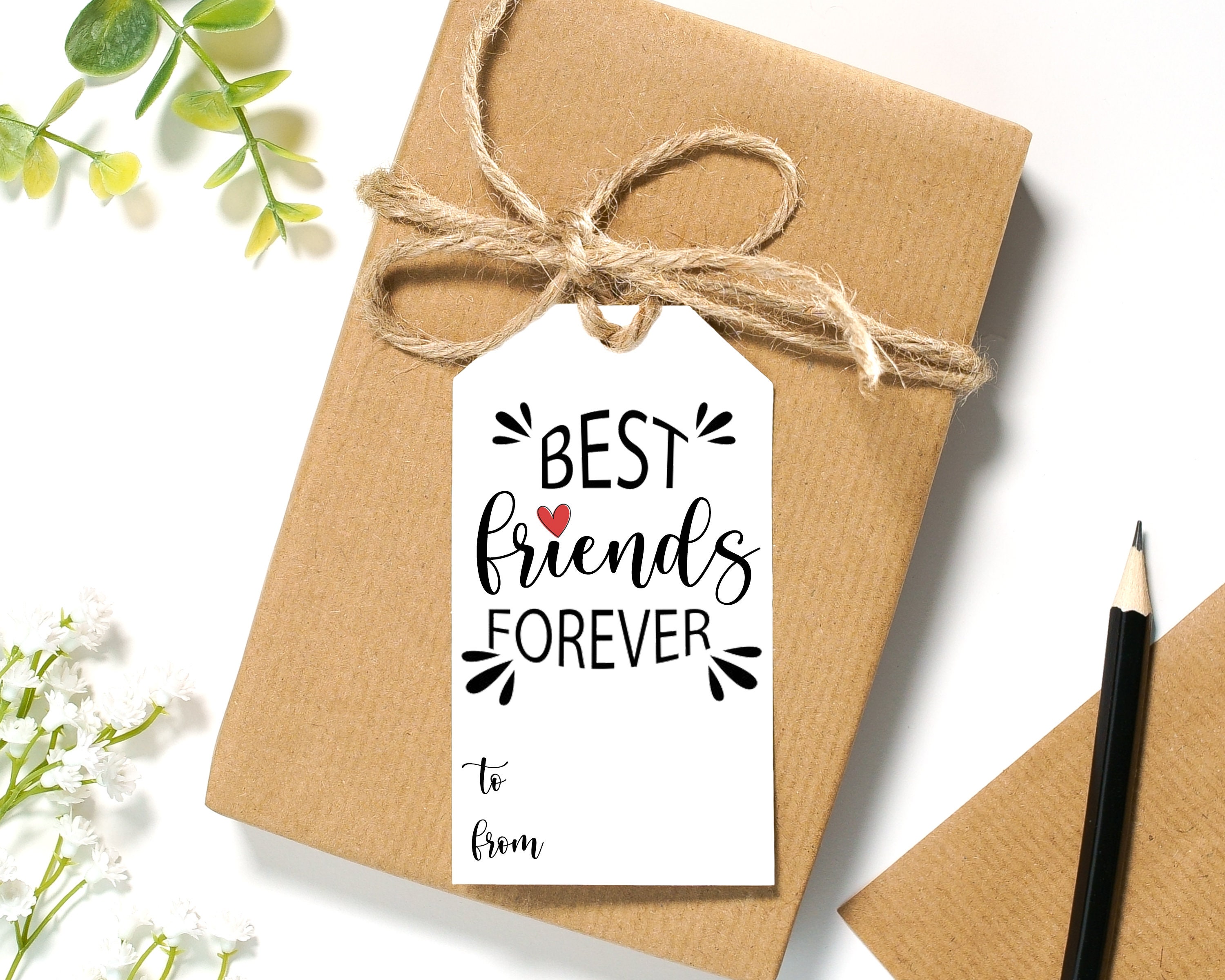 Friendship Tags Best Friends Gift Tags Instant Download Etsy