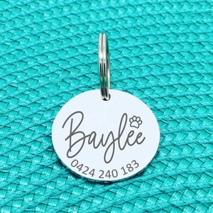 Personalized Dog Tag, Small Dog Tag, Name Tag, Pet Tag, Cat Tag, Personalised Cat Tag, Custom Pet Tag, Custom Dog Tag, Chihuahua, Cat Gift