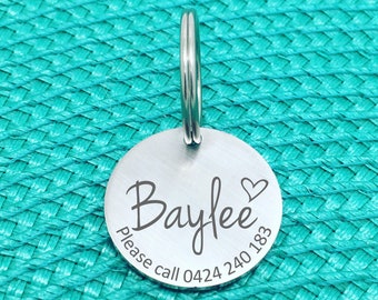 Personalised Dog Tag, Custom Dog Tag, Dog ID Tag, Personalized Dog, Rescue Dog, Engraved Dog Tag, Dog Collar Tag, Dog Name Tags, Cat Tag