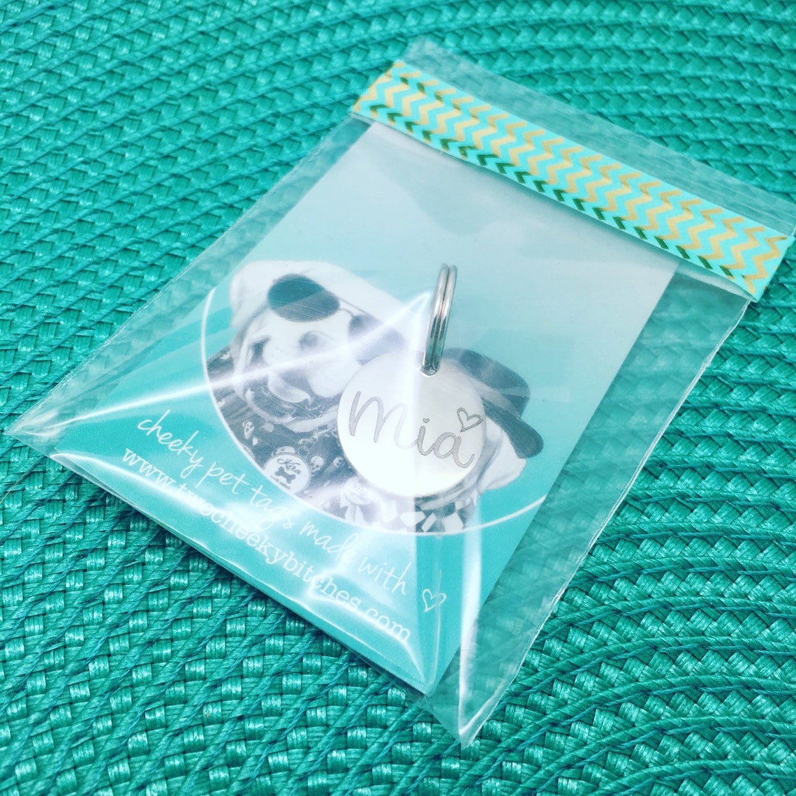 Personalized Dog Name Tag Cute Simple Dog Name Tag Etsy