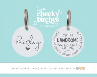 Personalised Dog Tag, Dog Name Tag, Dog Collar Tag, Silver Dog Tag Gold Dog Tag Rose Gold Dog Tag Engraved Custom Dog Tag Cute Dog Tag Puppy