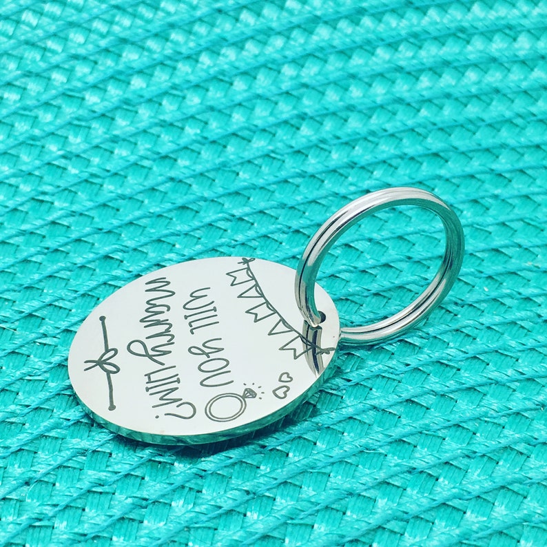 Dog Tag Proposal Idea Proposal Will You Marry Me Proposal Etsy