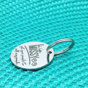 Personalized Dog Tag, Get Your People to Call My People, Engraved Dog Tag, Silver Dog Tag, Whippet, Custom Dog Collar, Dog Name Tag, Dog image 7