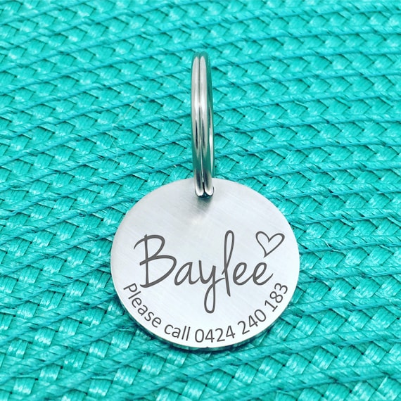 Personalised Dog Tag, Custom Dog Tag, Dog ID Tag, Personalized Dog, Rescue Dog, Engraved Dog Tag, Dog Collar Tag, Dog Name Tags, Cat Tag