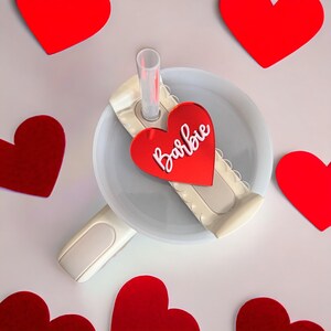 Personalized Valentine Tumbler Name Plate- 30 and 40 oz Plate Name- Cup Name Tag-Name Tag For Tumbler-Personalized Name Tag For Tumbler Lid