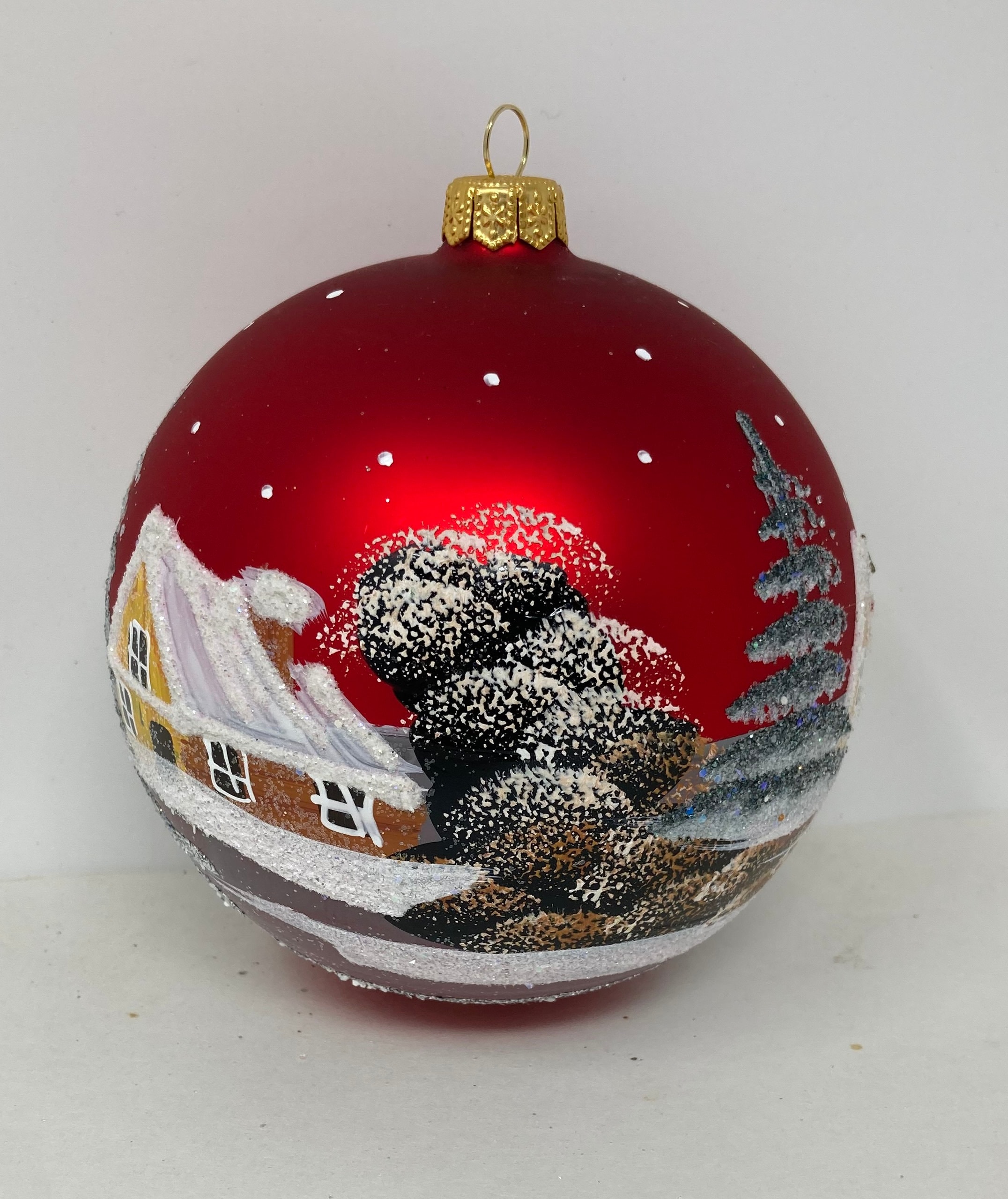 27+ Glass Painted Christmas Ornaments