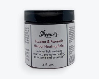 Bálsamo curativo a base de hierbas para el eczema y la psoriasis