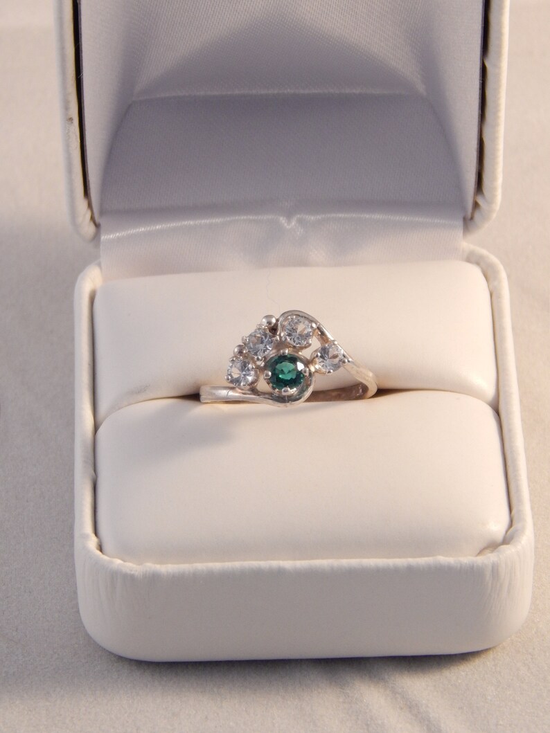Emerald Cluster Ring
