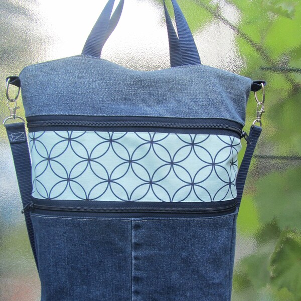 Jeans * Schultertasche*Shopper*Beuteltasche Upcycling