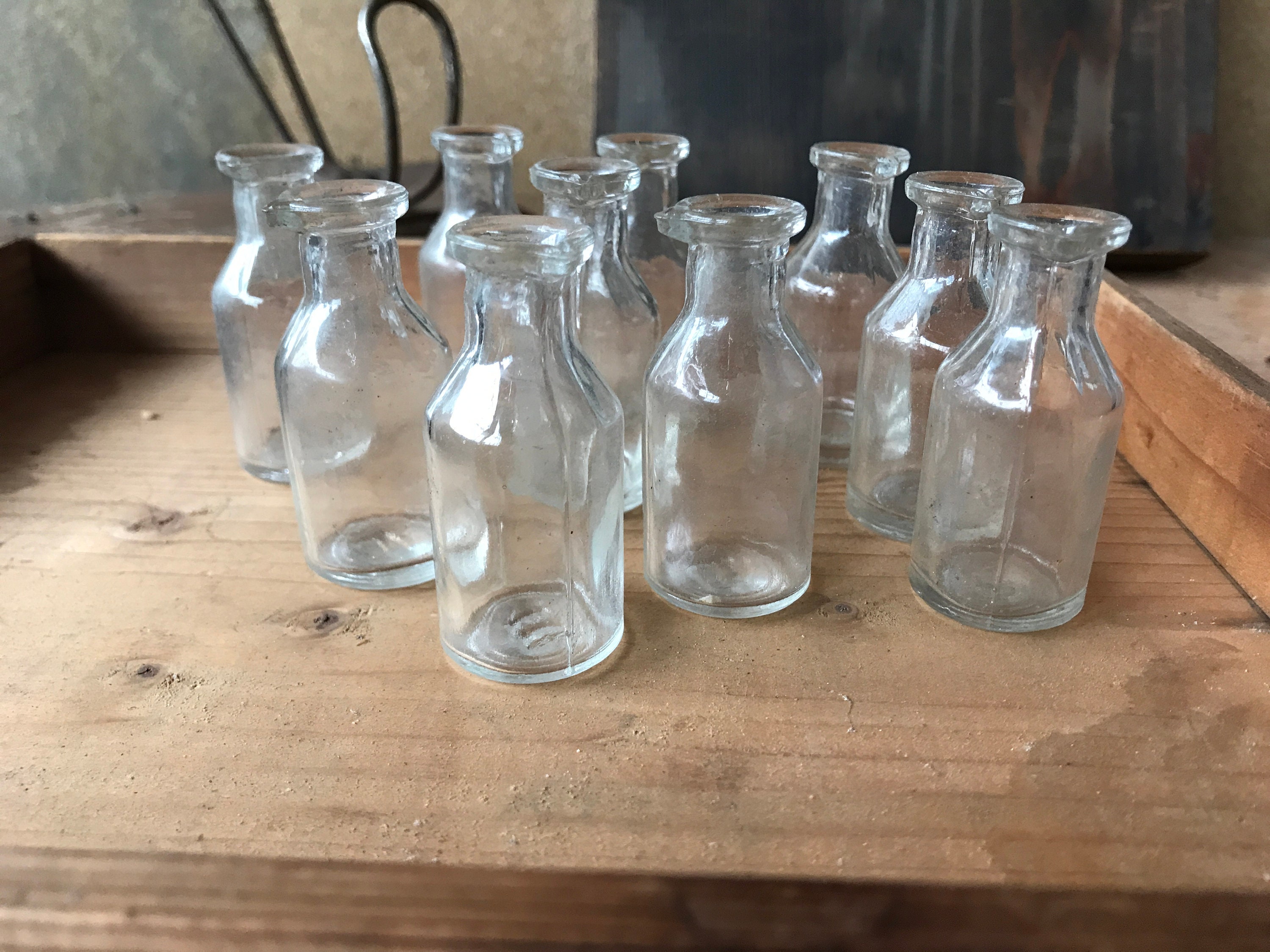 Lot de 10 Petites Fioles