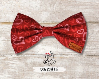 True Love Handmade Dog Bow Tie