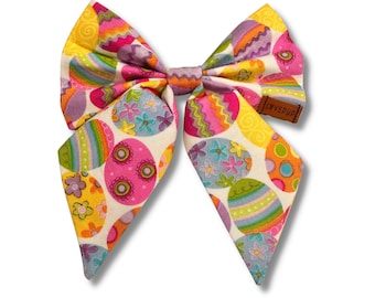 Easter Dog Sailor Bow - Eggstravaganza