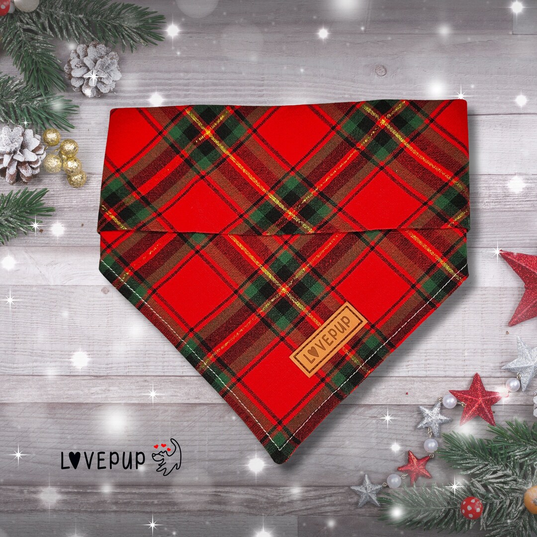 Lilac Festive Dog Bandana