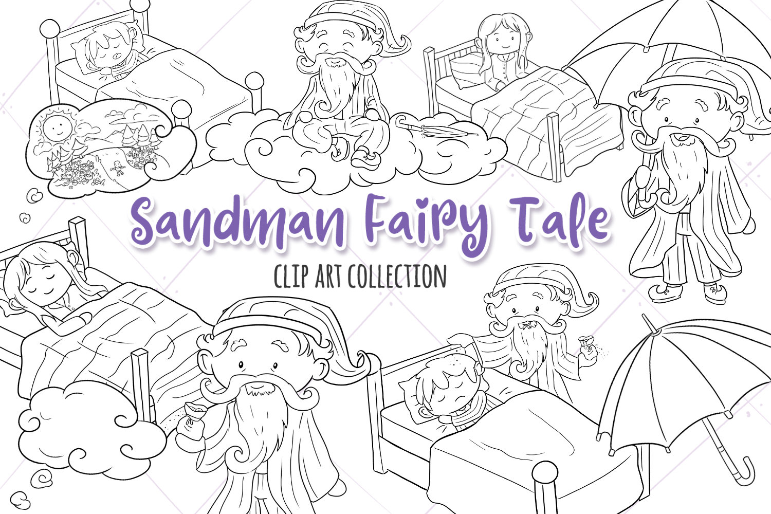 Fairy Tale Clipart Black And White