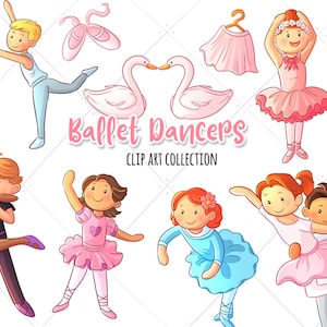 Ballet Dancers Clipart, Cute Ballet Dancing Clip Art, Ballet Dancing Kids Clipart