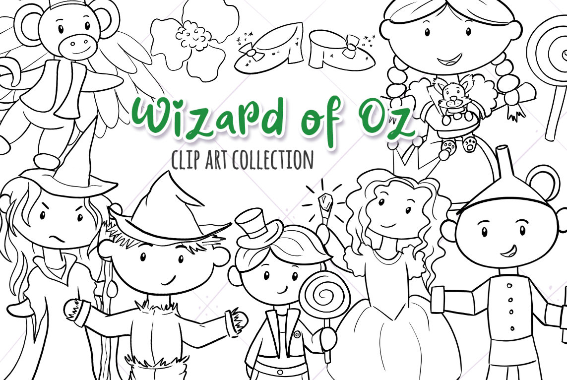 scarecrow coloring page wizard of oz