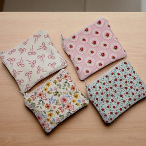 Mini Zippered Pouch- Multiple Styles