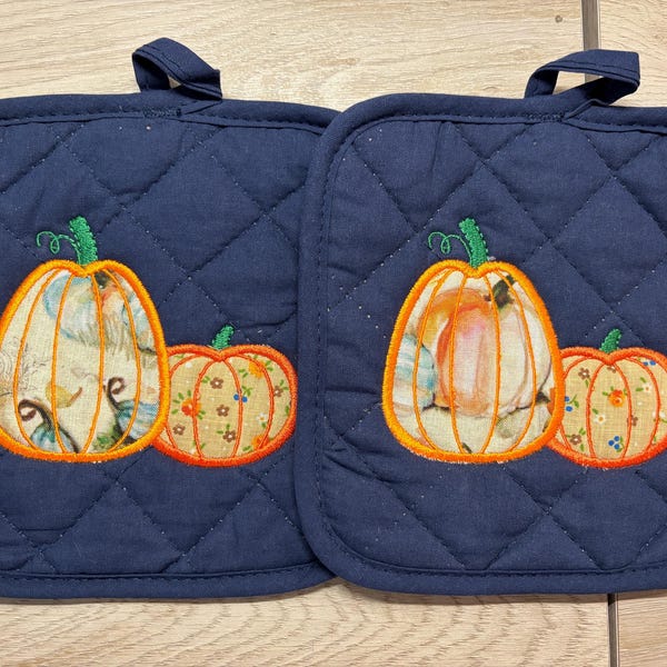 Applique Potholders Etsy