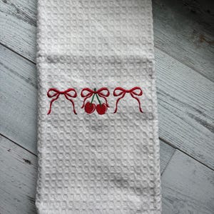 Towel - Embroidered Tea Towel, Kitchen Decor, Gift for Her, Home and Garden, Cute & Functional Kitchen Accessory