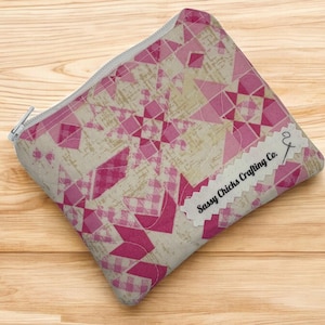 Quilted Mini Zippered Pouch