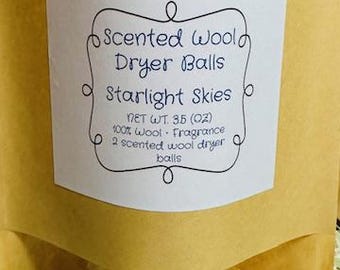 Drogerballen van 100% wol, volledig natuurlijk, biologisch, herbruikbaar, rustgevende geuren