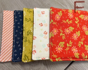 Fabric Coasters - Floral Drink Coasters Set, Multiple Bundles for Home Decor / Entertaining, Eco-Friendly & Washable