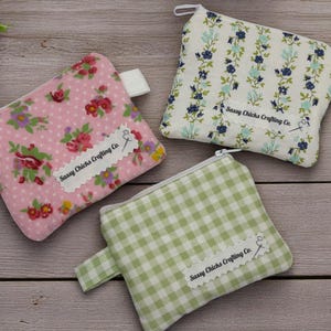 Muntenzakje met ritssluiting | Leuke en compacte portemonnee voor munten, sleutels of pasjes | Perfect cadeau voor haar | Handgemaakte en unieke accessoires