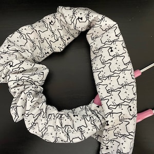 Stethoscope Cover, Stethoscope sleeve, Reusable Stethoscope Cover,  Black and White Cats
