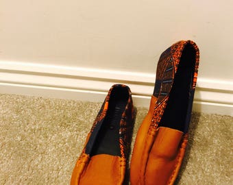 Ankara Meets Leather Loafers