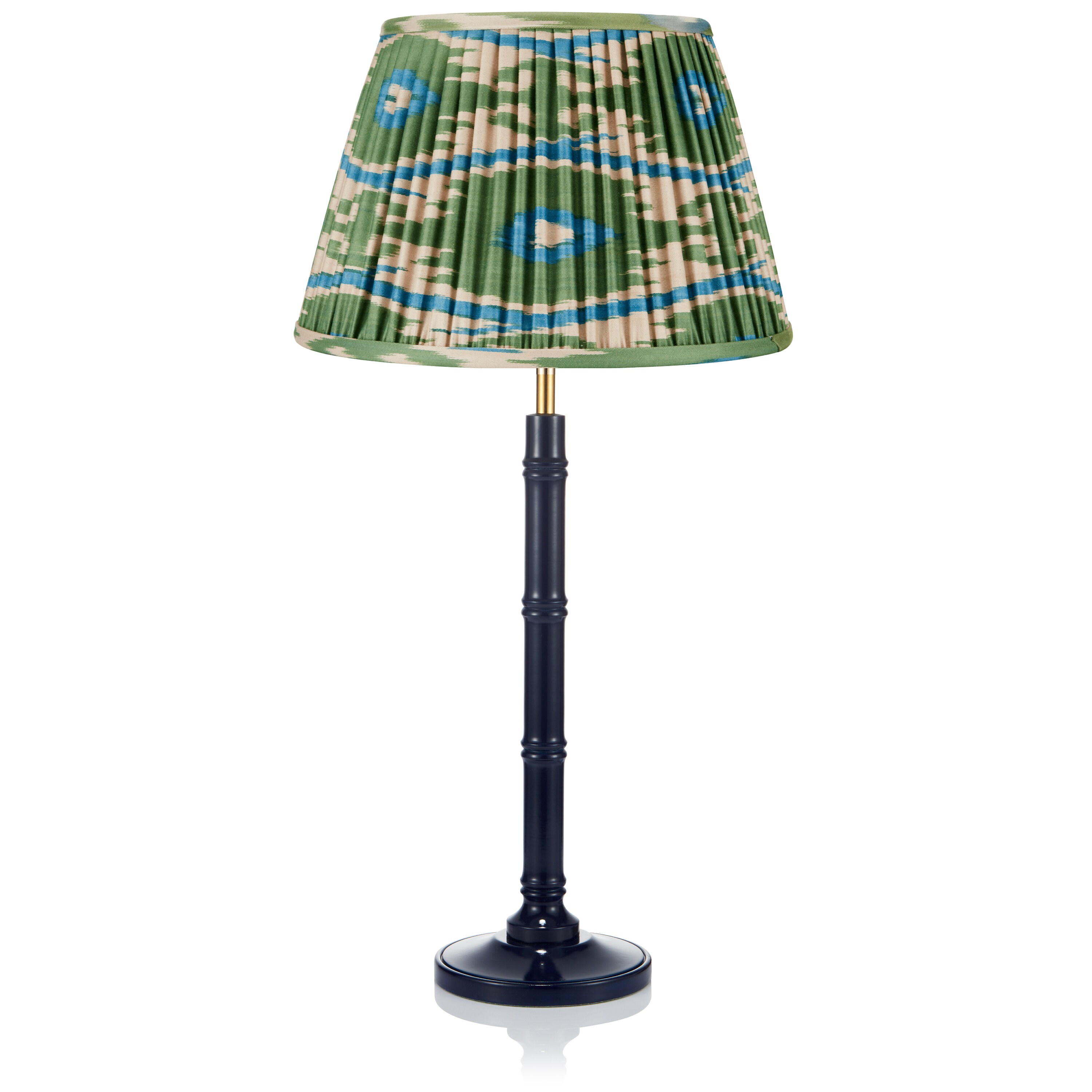 Green and Blue Silk Ikat Lampshade Etsy UK