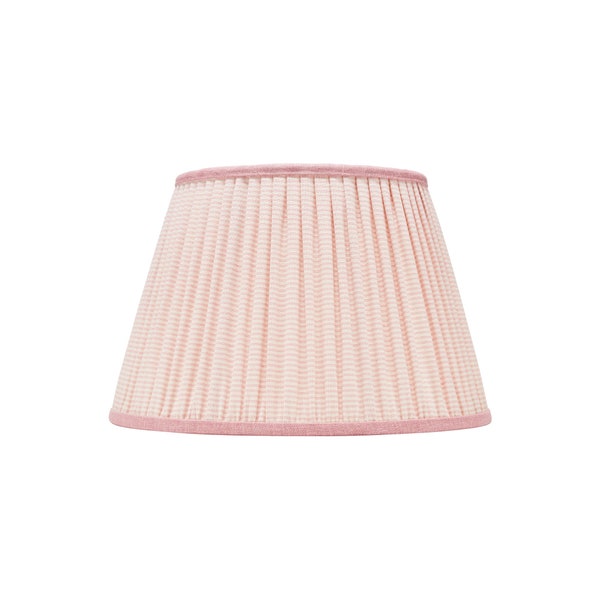 Pink Striped Lampshade