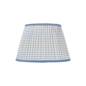 Blue Striped Lampshade