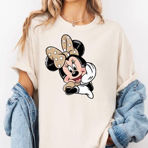Comfort Colors Retro Minnie Mouse Shirt, Disney Trip Shirt, Cute Disney Tee, Magic Kingdom Tee, Disneyland Shirt image 1