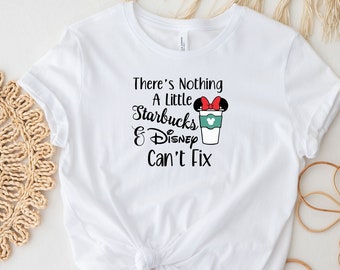 Starbucks and Dis Short Sleeve Tee