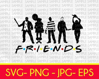 Download Friends Halloween Svg Etsy
