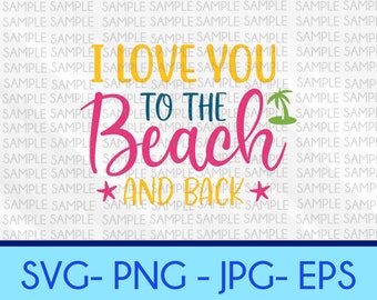 Download Love The Beach Svg Etsy