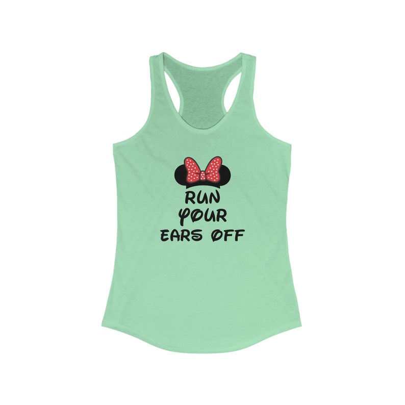 Run Your Ears Off Marathon Shirt, Minnie Bow Shirt, Running Shirt, Dopey Tank Top, 10k Run Shirt, Dopey Tank image 4