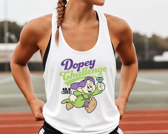 Dopey Challenge Run Shirt, WDW Marathon Shirt, Snow White Running Shirt, Dopey Tank Top, 13.1 Run Shirt