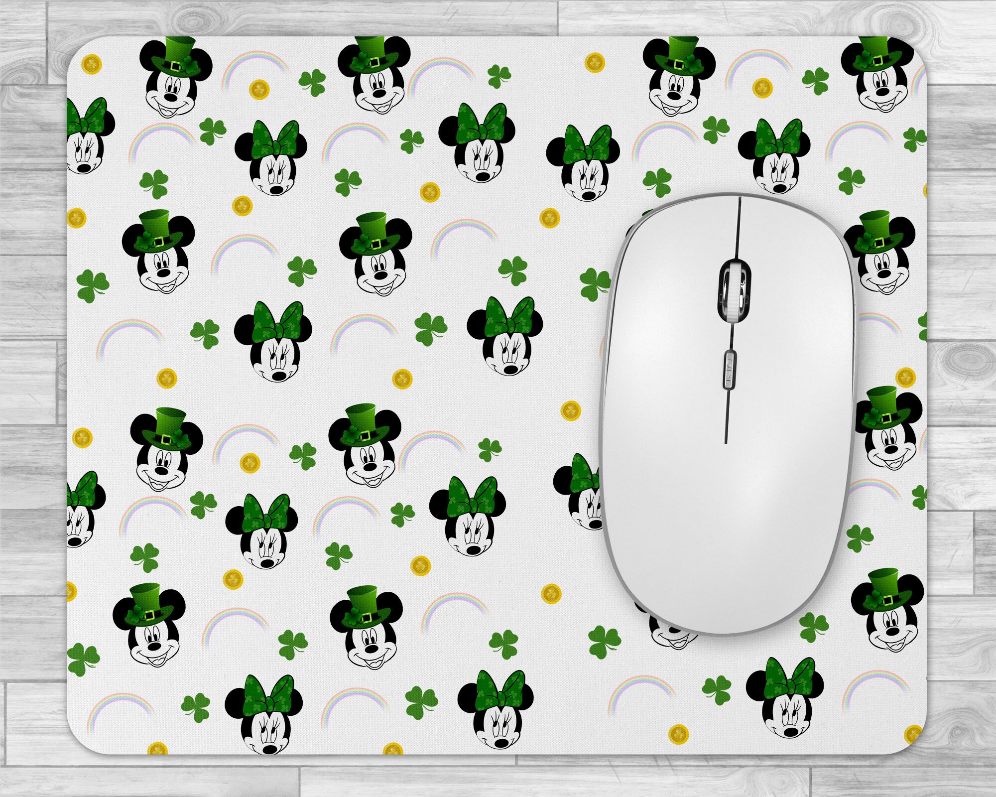 St Patrick's Day Shamrock Mauspad St Patrick's Day Shamrock Mauspad