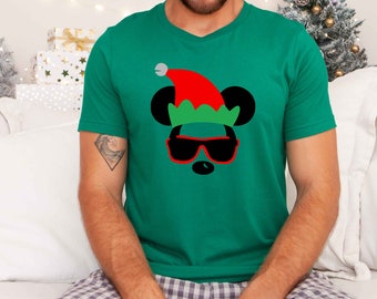 Santa Mickey, Men's Disney Trip Shirts, Disney Trip Shirt, Christmas Disney Shirt, Man's Disney Christmas Shirt