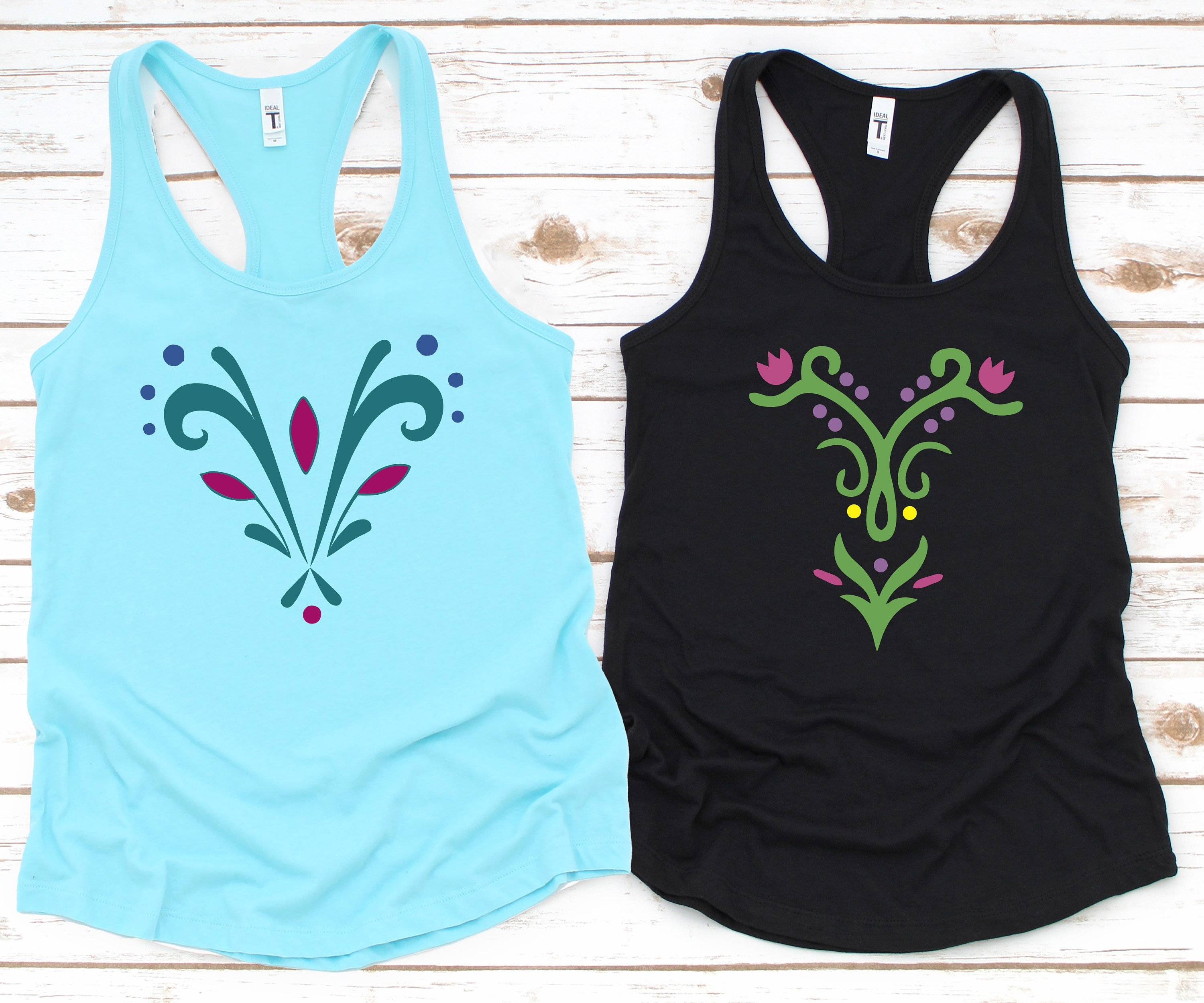 Anna and Elsa Dress Shirts, Princess Anna Shirt, Elsa Shirt