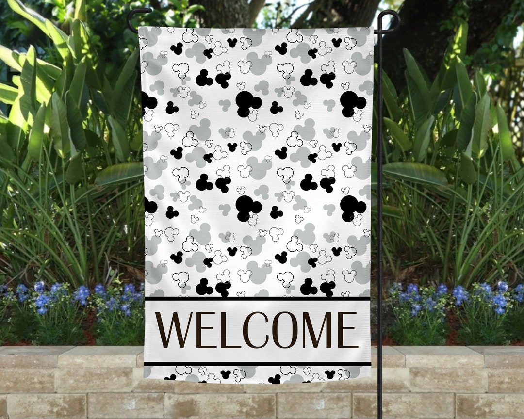 Mickey Heads Garden Flag, Disney Garden Flag, Disney Home Decor, Disney ...