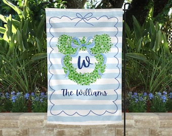 Personalized Disney Garden Flag, Disney Home Decor, Unique Yard Flag, Gift for Gardener, Disney Lover Gift