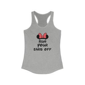 Run Your Ears Off Marathon Shirt, Minnie Bow Shirt, Running Shirt, Dopey Tank Top, 10k Run Shirt, Dopey Tank image 8