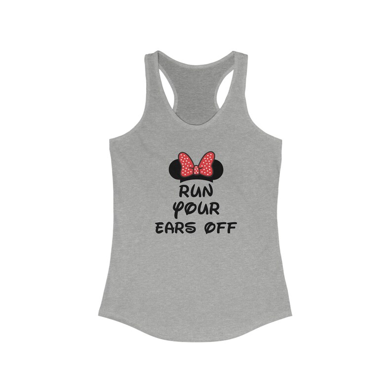 Run Your Ears Off Marathon Shirt, Minnie Bow Shirt, Running Shirt, Dopey Tank Top, 10k Run Shirt, Dopey Tank image 8